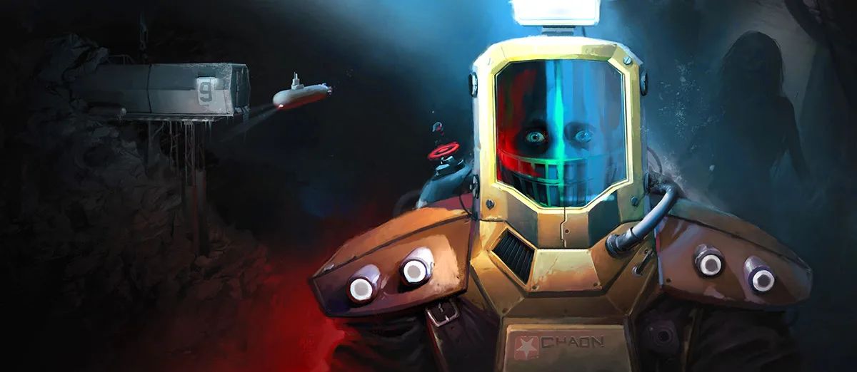 Hell Dive - Horror Game-Key Art - Press Kit - Hero Hell Dive - Horror Game-Key Art - Press Kit - Hero